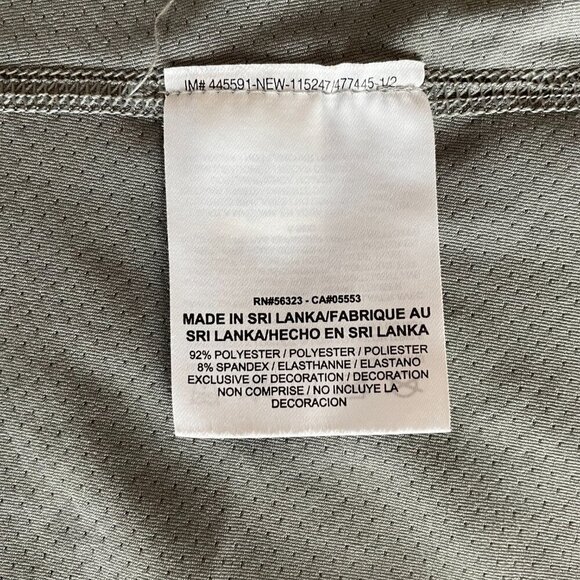 Women's Nike Dri Fit Short Sleeve T-Shirt Scoop Neck Grey, Size L - Picture 6 of 8